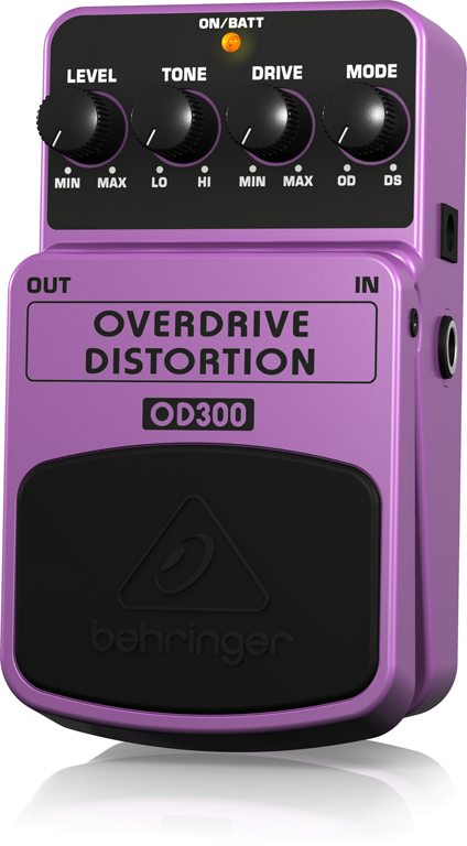 OD300 OVERDRIVE/DISTORTION - 製品一覧 - ベリンガー公式ホームページ